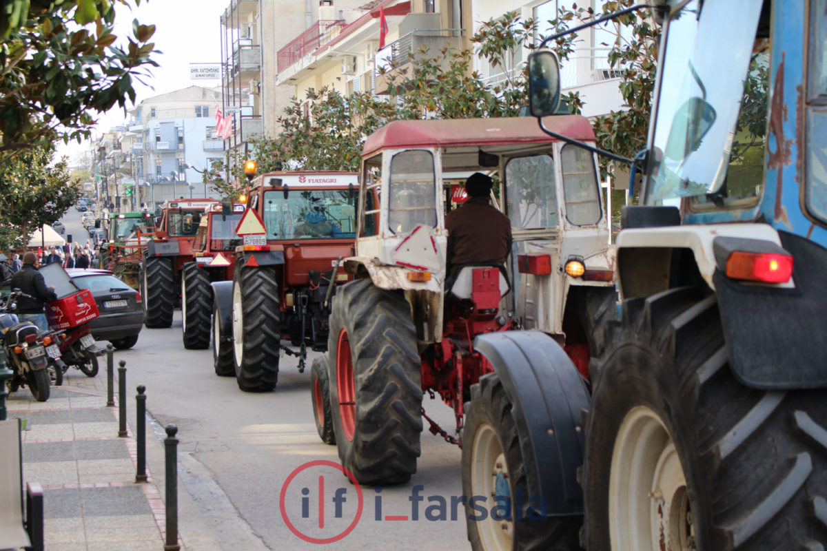 Φάρσαλα: Στις πλατείες των χωριών τα τρακτέρ στις 15 Ιανουαρίου