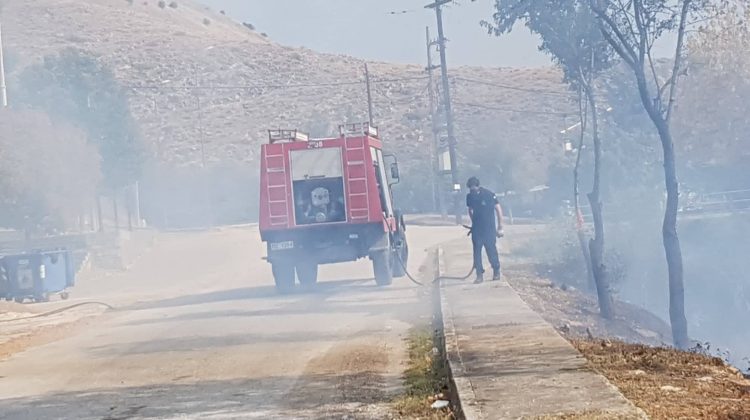 Φωτιά κάτω απ’ το Δημαρχείο Φαρκαδόνας