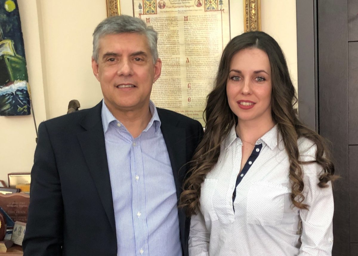 Στο πλευρό του Κ. Αγοραστού στη Περιφερειακή Ενότητα Λάρισας η Σταυρούλα Σκρέττα
