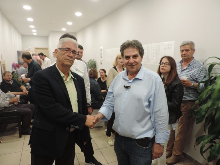 Στο εκλογικό του Μάκη Εσκίογλου ο Κώστας Τύμπας