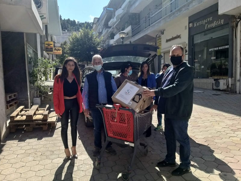 Ευχαριστίες στην “Νεανική Αρωγή Αγκαλιάζουμε Το Παιδί” για την ευγενική χορηγία προς τους πληγέντες